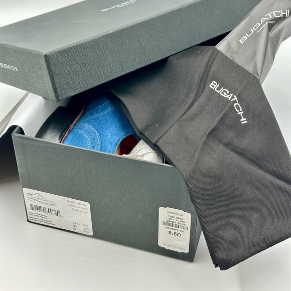 Bugatchi Suede Wingtip Derby's Mens SZ 9.5 - Picture 16 of 16